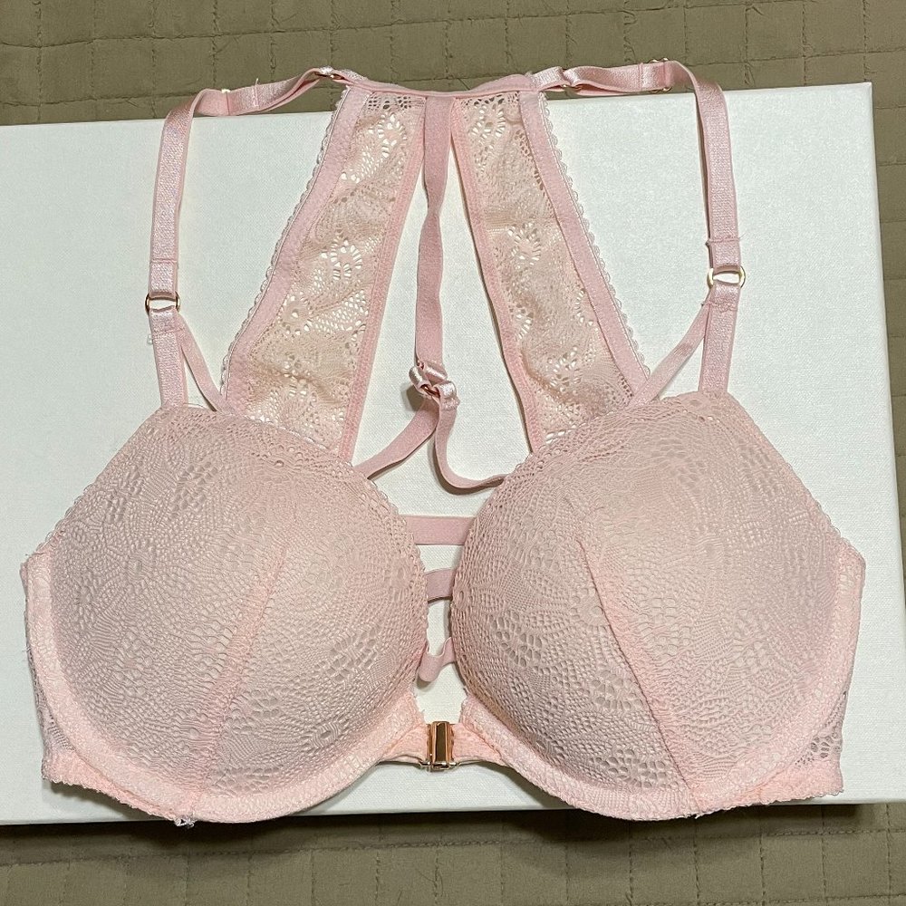Victoria's Secret Pink Lace Push Up Bra
